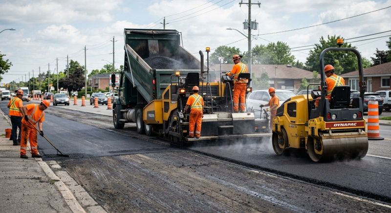 Asphalt Road Installation in Little Rock, AR